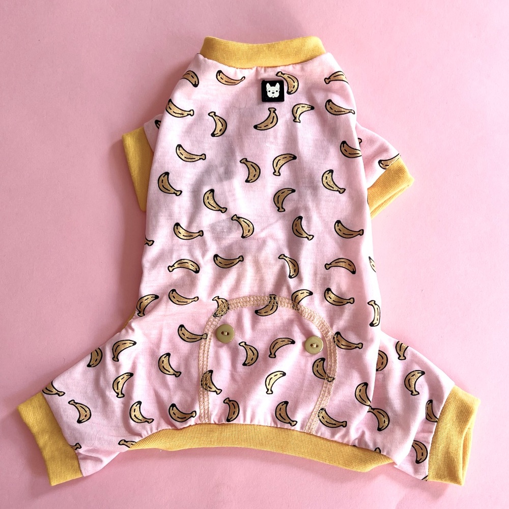 Cute Banana Pajamas for Dogs - XS - NWOT